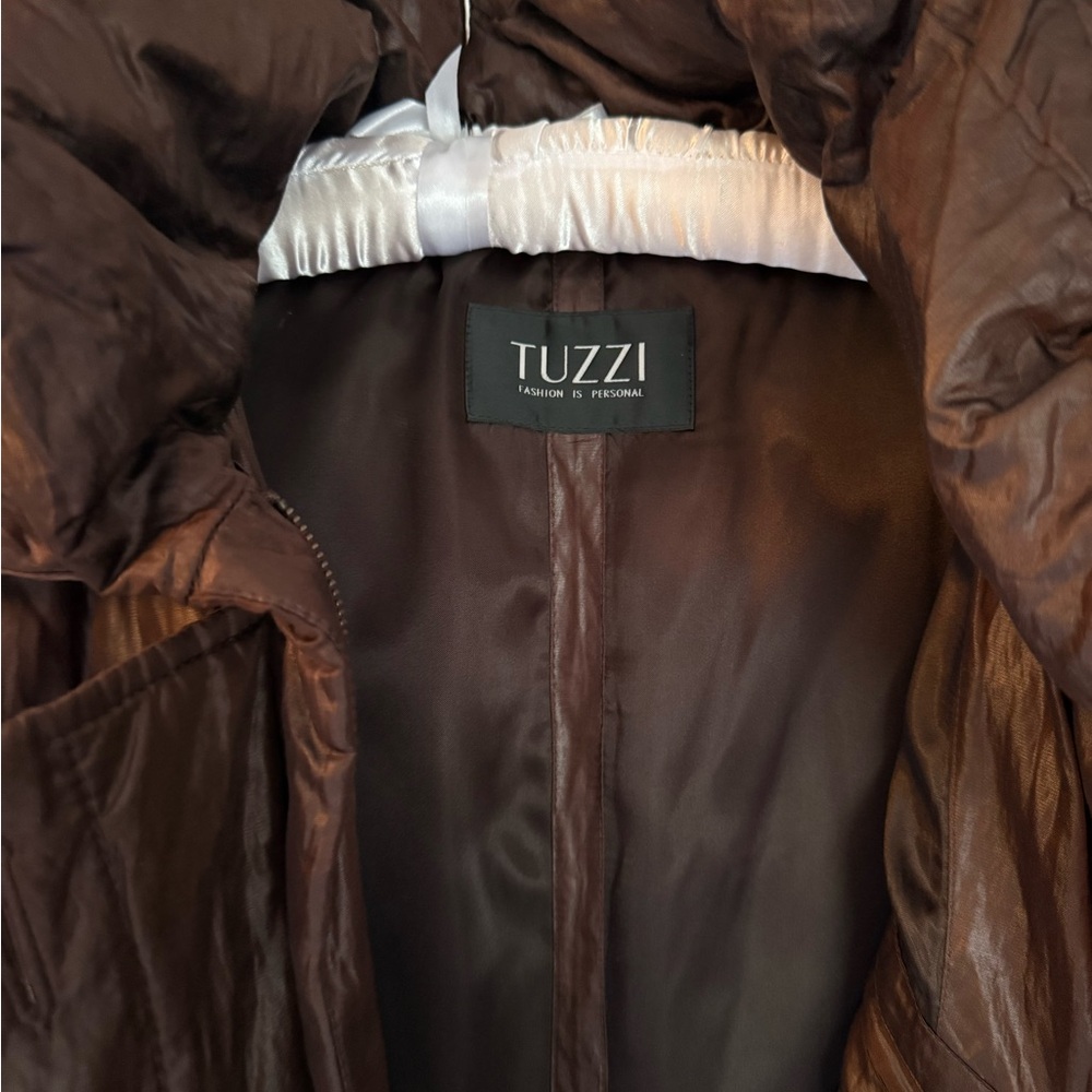 Tuzzi Nero Chocolate Quilted Jacket